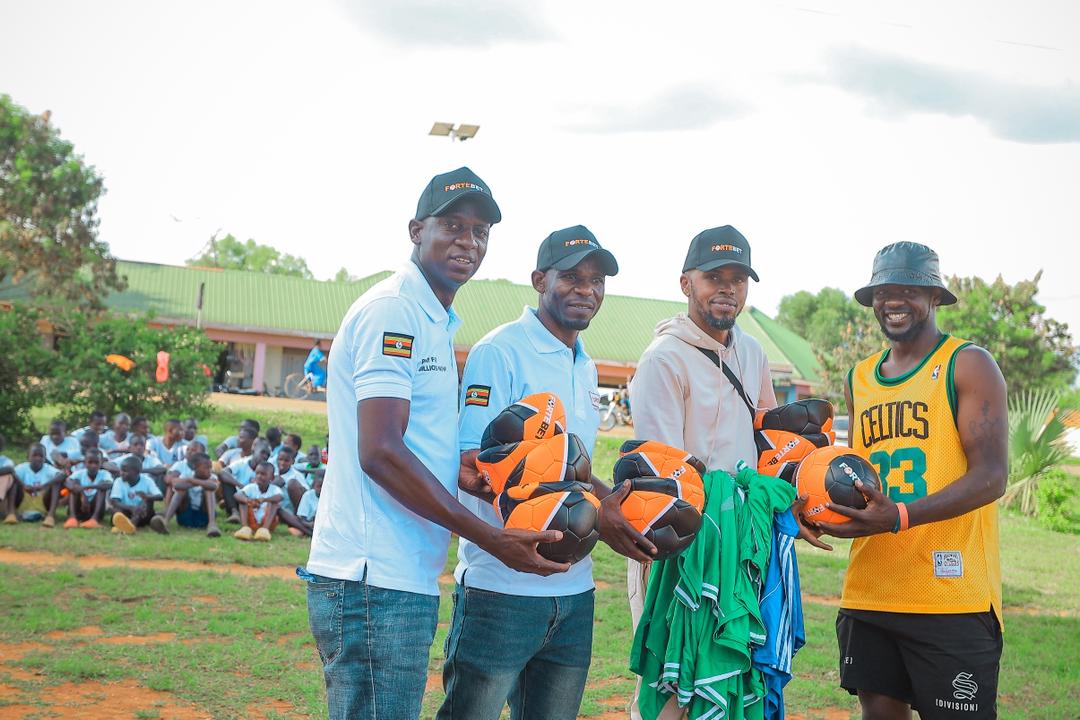 FORTEBET POWERS GULU SPORTS ACADEMY WITH BALLS, JERSEYS
